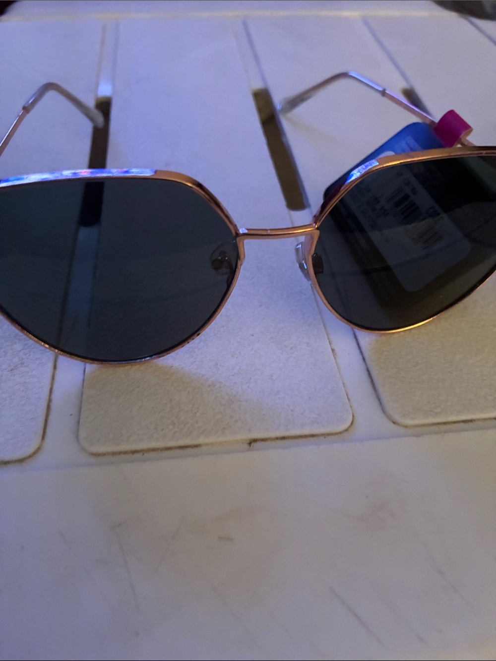Rose Gold Foster Grant Sunglasses - Women Accessories